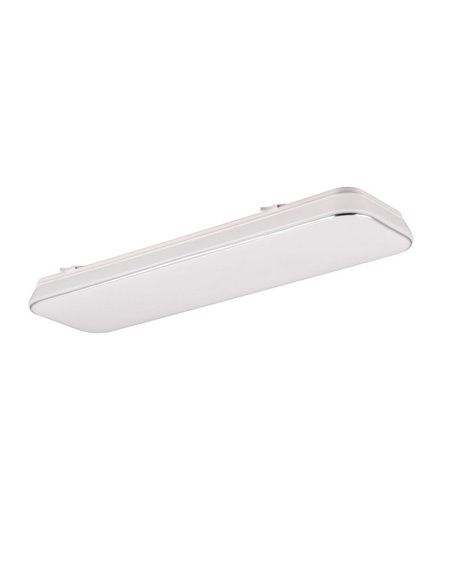Luminária de teto retangular LED 60cm BRANCA 28W 3400lm, 4000K IP20