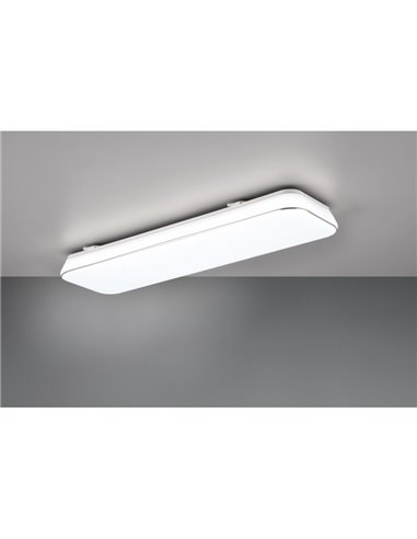 Luminária de teto retangular LED 60cm BRANCA 28W 3400lm, 4000K IP20