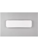 Plafón LED para techo rectangular 60cm BLANCA 28W 3400lm, 4000K IP20