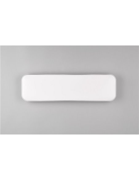 Luminária de teto retangular LED 60cm BRANCA 28W 3400lm, 4000K IP20