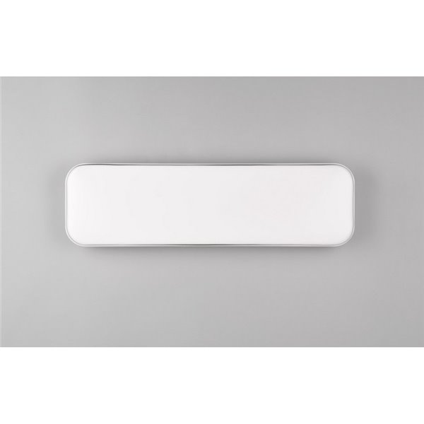Plafón LED para techo rectangular 60cm BLANCA 28W 3400lm, 4000K IP20