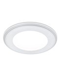 Downlight empotrable 14,8cm y 13cm de corte AURA LED 10W 1x 1040lm, 3000K IP20 marco Negro