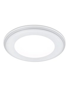 Downlight empotrable 14,8cm y 13cm de corte AURA LED 10W 1x 1040lm, 3000K IP20 marco Negro