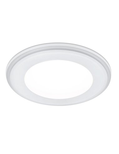 Downlight de embutir 14,8cm e 13cm de corte AURA LED 10W 1x 1040lm, 3000K IP20 Moldura preta