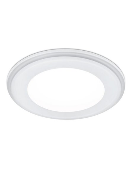 Downlight empotrable 14,8cm y 13cm de corte AURA LED 10W 1x 1040lm, 3000K IP20 marco Negro
