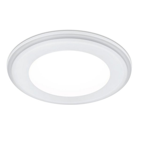 Downlight de embutir 14,8cm e 13cm de corte AURA LED 10W 1x 1040lm, 3000K IP20 Moldura preta