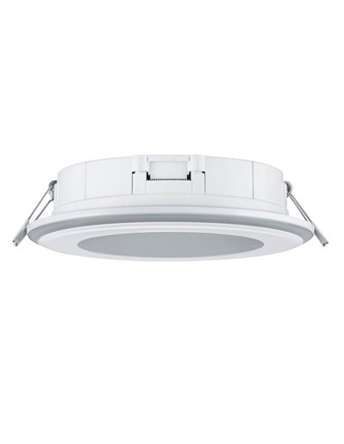 Downlight empotrable 14,8cm y 13cm de corte AURA LED 10W 1x 1040lm, 3000K IP20 marco Negro