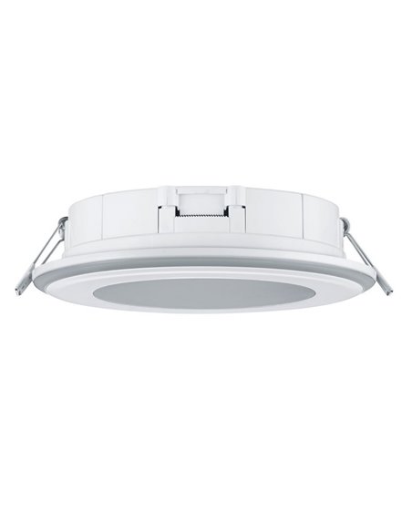 Downlight de embutir 14,8cm e 13cm de corte AURA LED 10W 1x 1040lm, 3000K IP20 Moldura preta