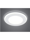Downlight empotrable 14,8cm y 13cm de corte AURA LED 10W 1x 1040lm, 3000K IP20 marco Negro