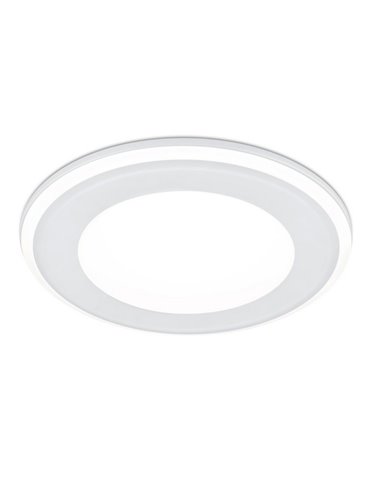 Spot encastré 14,8 cm et 13 cm coupé AURA LED 10W 1x 1040lm, 3000K IP20 Cadre noir