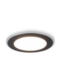 Downlight de embutir 8,2cm e corte de 6,8cm AURA LED 5W 450lm, 3000K IP20 Moldura preta
