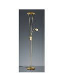 Lampadaire LED ARIZONA avec bras de lecture 19W/5W 2200Lm/500Lm et 3000K IP20 Bronze