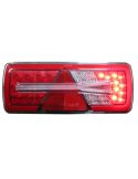 Piloto Trasero LED Glo Trac Derecho 24V para Remolques - 6 Funciones | IP69K ECE | AMP 7 Pines