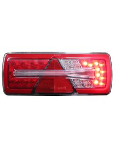 Piloto Trasero LED Glo Trac Derecho 24V para Remolques - 6 Funciones | IP69K ECE | AMP 7 Pines 2