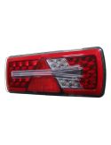 Piloto Trasero LED Glo Trac Derecho 24V para Remolques - 6 Funciones | IP69K ECE | AMP 7 Pines