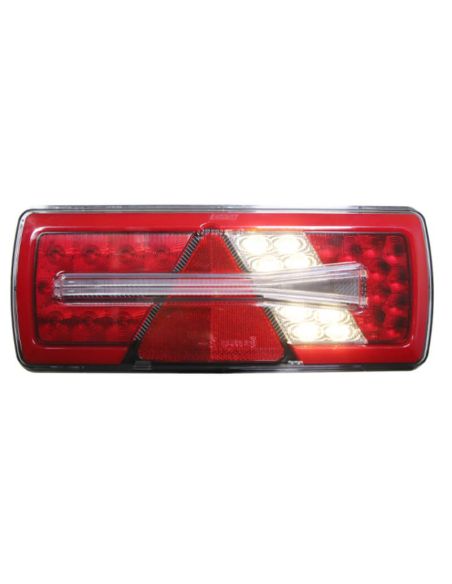 Piloto Trasero LED Glo Trac Derecho 24V para Remolques - 6 Funciones | IP69K ECE | AMP 7 Pines