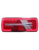 Piloto Trasero LED Glo Trac Derecho 24V para Remolques - 6 Funciones | IP69K ECE | AMP 7 Pines