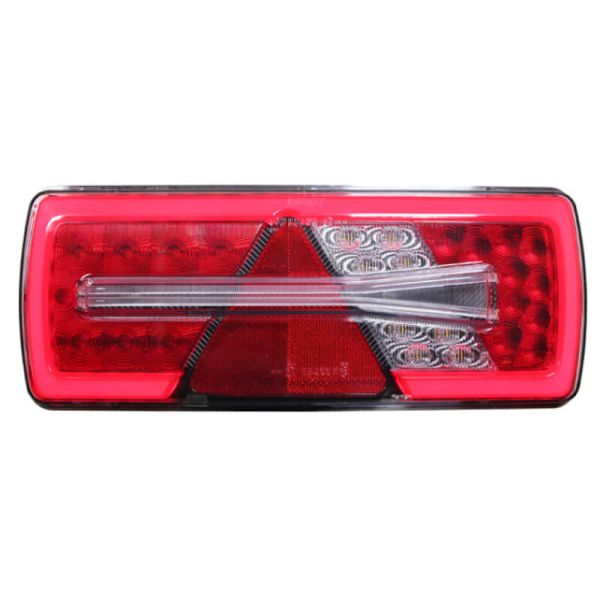 Piloto Trasero LED Glo Trac Derecho 24V para Remolques - 6 Funciones | IP69K ECE | AMP 7 Pines