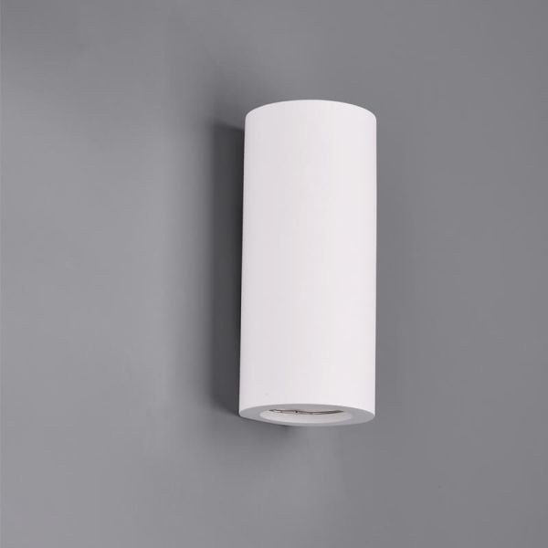 Candeeiro de parede tubular Branco Zazou