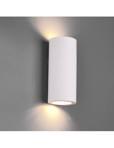 Aplique Tubular Blanco Zazou Trio Lighting