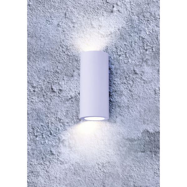 Aplique Tubular Blanco Zazou Trio Lighting