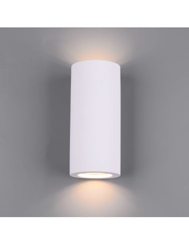 Candeeiro de parede tubular Branco Zazou