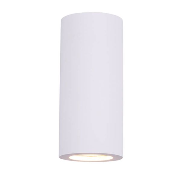 Candeeiro de parede tubular Branco Zazou