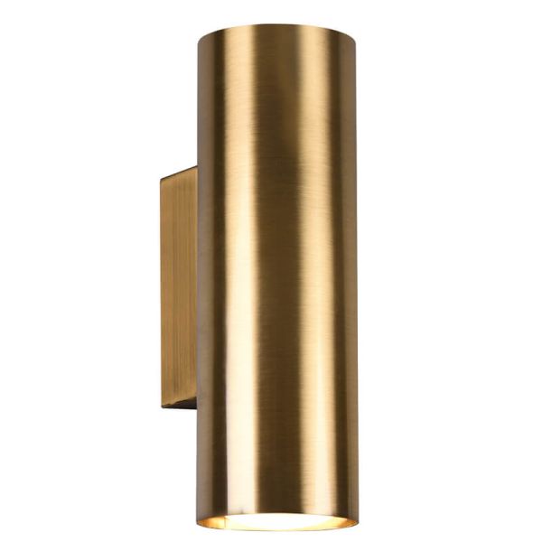 Applique murale MARLEY, éclairage indirect, couleur bronze antique, sans 2 ampoules GU10, IP20