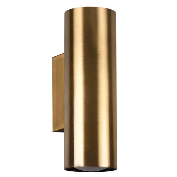 Applique murale MARLEY, éclairage indirect, couleur bronze antique, sans 2 ampoules GU10, IP20