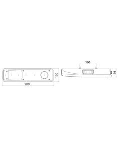 Tulipa sobressalente VIGNAL LC9 com refletor para caminhões Renault e Volvo – 500x130 mm | ADR, ECE 059000 Vignal | LeonLeds 2