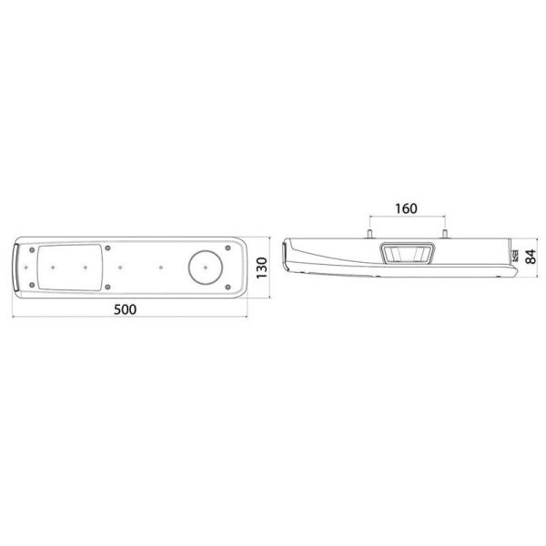 Farol de substituição VIGNAL LC9 com refletor para caminhões Renault e Volvo