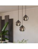 Lámpara colgante circular 3 bolas de luces 3xE27 Ariscani foto de ambiente marca Eglo Iluminación | LeonLeds Iluminación