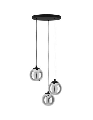 Lámpara colgante circular 3 bolas de luces 3xE27 Ariscani Eglo 98653