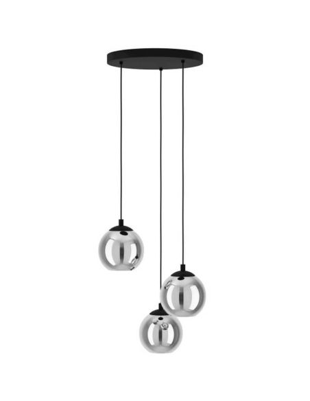 Lámpara colgante circular 3 bolas de luces 3xE27 Ariscani Eglo 98653