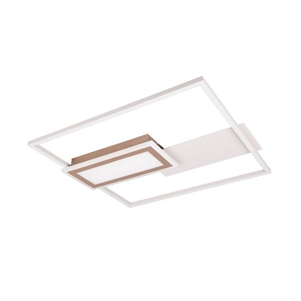 Plafón LED de techo cuadrado SPIRO 32W 3800lm,regulable 2700 - 6500K,  mando a distancia y luz nocturna IP20