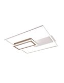 Plafón LED de techo cuadrado SPIRO 32W 3800lm,regulable 2700 - 6500K,  mando a distancia y luz nocturna IP20