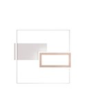 Plafón LED de techo cuadrado SPIRO 32W 3800lm,regulable 2700 - 6500K,  mando a distancia y luz nocturna IP20