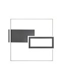 Luminária de teto LED quadrada SPIRO 32W 3800lm, regulável 2700 - 6500K, controle remoto e luz noturna IP20