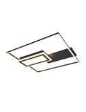 Plafón LED de techo cuadrado SPIRO 32W 3800lm,regulable 2700 - 6500K,  mando a distancia y luz nocturna IP20