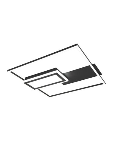 Plafón LED de techo cuadrado SPIRO 32W 3800lm,regulable 2700 - 6500K,  mando a distancia y luz nocturna IP20