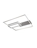Luminária de teto LED quadrada SPIRO 32W 3800lm, regulável 2700 - 6500K, controle remoto e luz noturna IP20