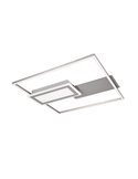 Luminária de teto LED quadrada SPIRO 32W 3800lm, regulável 2700 - 6500K, controle remoto e luz noturna IP20
