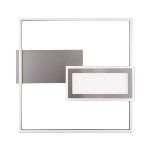 Plafón LED de techo cuadrado SPIRO 32W 3800lm,regulable 2700 - 6500K,  mando a distancia y luz nocturna IP20