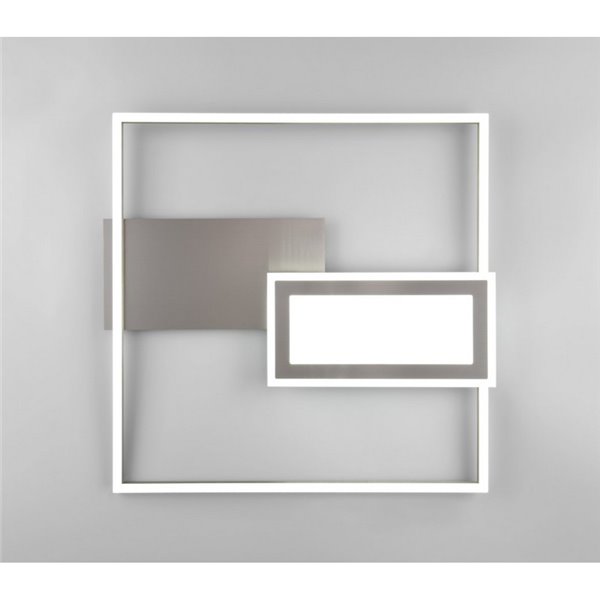 Plafón LED de techo cuadrado SPIRO 32W 3800lm,regulable 2700 - 6500K,  mando a distancia y luz nocturna IP20