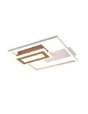 Plafón de techo LED SPIRO 22W cuadrados decorativos 30x33cm 1x 2500lm, 3000K 