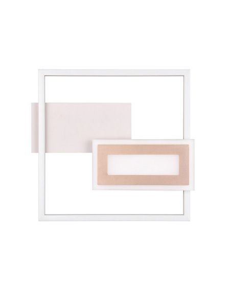 Plafón de techo LED SPIRO 22W cuadrados decorativos 30x33cm 1x 2500lm, 3000K 
