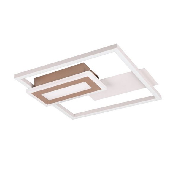 Plafón de techo LED SPIRO 22W cuadrados decorativos 30x33cm 1x 2500lm, 3000K 