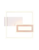 Plafón de techo LED SPIRO 22W cuadrados decorativos 30x33cm 1x 2500lm, 3000K 