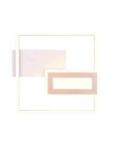 Plafón de techo LED SPIRO 22W cuadrados decorativos 30x33cm 1x 2500lm, 3000K 