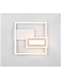 Plafón de techo LED SPIRO 22W cuadrados decorativos 30x33cm 1x 2500lm, 3000K 